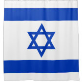 Rideaux De Douche Israël drapeau patriotique moderne (Devant)