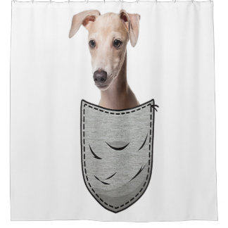 Rideaux De Douche Italian Greyhound Whippet Chest Pocket For Dog Own