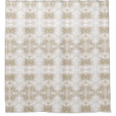 Rideaux De Douche Ivory White Flowers Shower Curtain (Devant)