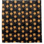 Rideaux De Douche Jack-o'-lantern Halloween Candy Bucket (Devant)