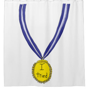 Rideaux De Douche J'ai essayé la médaille