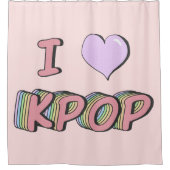 Rideaux De Douche J'ai le coeur Kpop (Devant)