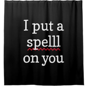 Rideaux De Douche J'Ai Mis Une Vérification Spell Sur Vous