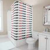 Rideaux De Douche J'aime Trump (En situation)