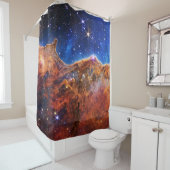 Rideaux De Douche James Webb Télescope Spatial Carina Nebula Douche (En situation)