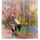 Rideaux De Douche JAPONAIS CRANSE "Soleil levant" (Devant)