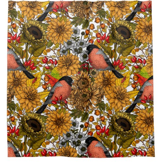 Rideaux De Douche Jardin d'automne 1 (Devant)