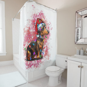 Rideaux De Douche Jardin de Noël