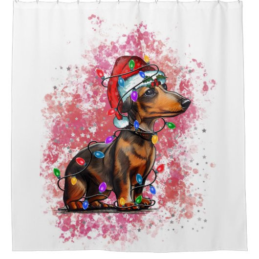 Rideaux De Douche Jardin de Noël (Devant)