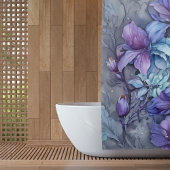 Rideaux De Douche Jardin de Periwinkle