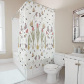 Rideaux De Douche Jardin des papillons (En situation)