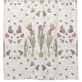 Rideaux De Douche Jardin des papillons (Devant)