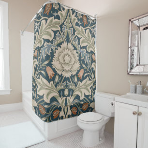 Rideaux De Douche Jardin Floral William Morris Severn Fleur Classiqu