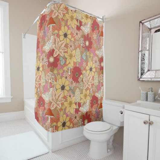 Rideaux De Douche Jardin forestier (En situation)