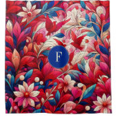 Rideaux De Douche Jardin moderne et abstrait (Devant)