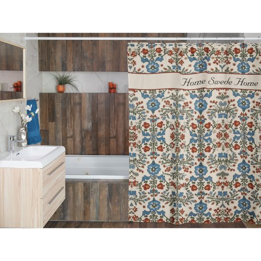 Rideaux De Douche Jardin norvégien, personnalisé