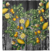 Rideaux De Douche Jardin rustique d'agrumes (Devant)