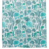 Rideaux De Douche Jardin succulent (Devant)
