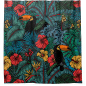 Rideaux De Douche Jardin toucan (Devant)