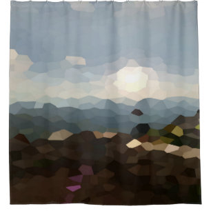 Rideaux De Douche Jardins rocailleux Blue Ridge Mountains de coucher
