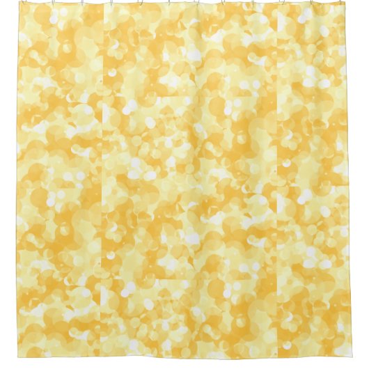 Rideaux De Douche Jaune gai lumineux ensoleillé (Devant)