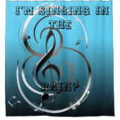 Rideaux De Douche Je chante dans la pluie ? (Devant)