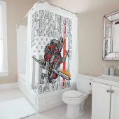 Rideaux De Douche Je ne crains aucun croisé mauvais de (En situation)