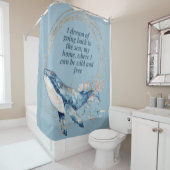 Rideaux De Douche Je rêve de retourner à la mer (En situation)