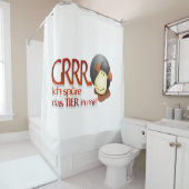 Rideaux De Douche "Je sens l'animal en moi !" (En situation)