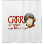 Rideaux De Douche "Je sens l'animal en moi !" (Devant)