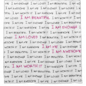 Rideaux De Douche Je suis (Devant)