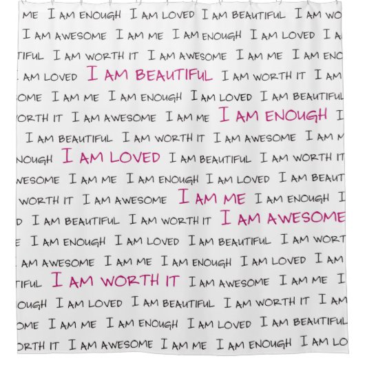 Rideaux De Douche Je suis (Devant)