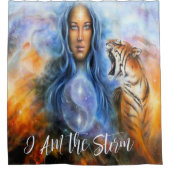 RIDEAUX DE DOUCHE JE SUIS LA TEMPÊTE (Devant)