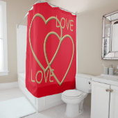 Rideaux De Douche Je t'aime (En situation)