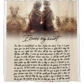 Rideaux De Douche Je traverse mon coeur Couple Golden Anniversaire C (Devant)