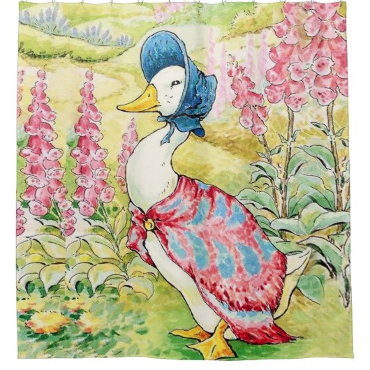 Rideaux De Douche "Jemima Puddle Duck" par Beatrix Potter (Devant)