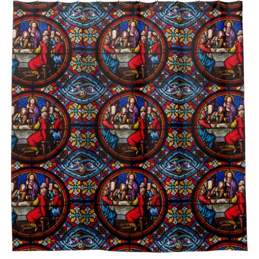 Rideaux De Douche Jésus dernier repas avec ses disciples (Devant)