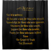 Rideaux De Douche Jésus est devenu (Devant)