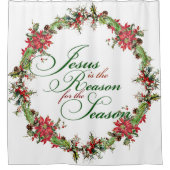 Rideaux De Douche Jésus est la raison (Devant)