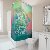 Rideaux De Douche Jésus est l'Ancre (En situation)