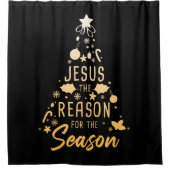 Rideaux De Douche Jésus La Raison De La Saison - Foi De Noël (Devant)