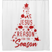 Rideaux De Douche Jésus La Raison De La Saison - Foi De Noël (Devant)