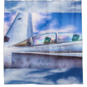 RIDEAUX DE DOUCHE JET DE COMBATTRE F-18 HORNET À L'AISE (Devant)