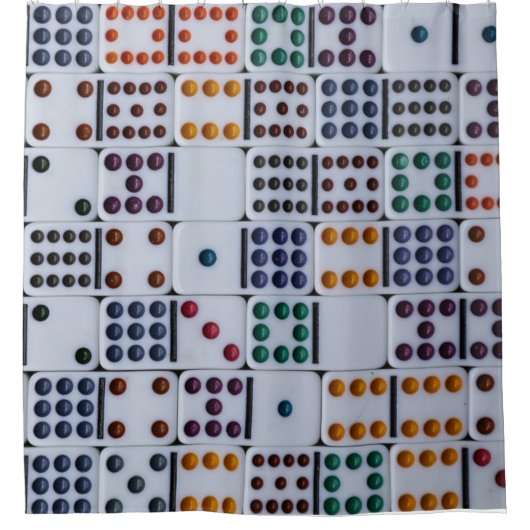 Rideaux De Douche Jeu de Dominos (Devant)