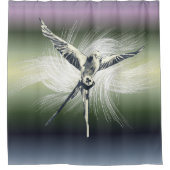 Rideaux De Douche Jeu de plateau inspirée Wingspan Gamer Pastel (Devant)