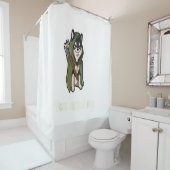 Rideaux De Douche Jeu de rôles Véritable Imaginaire d'alignement neu (En situation)