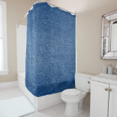 Rideaux De Douche Jjeans en denim bleu (En situation)