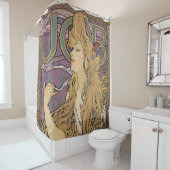 Rideaux De Douche Job (1896) par Alphonse Mucha (En situation)