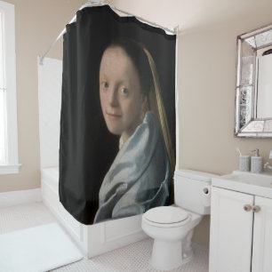 Rideaux De Douche Johannes Vermeer - Étude d'une jeune femme