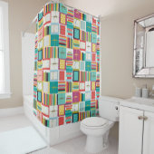 Rideaux De Douche joie du livre (En situation)